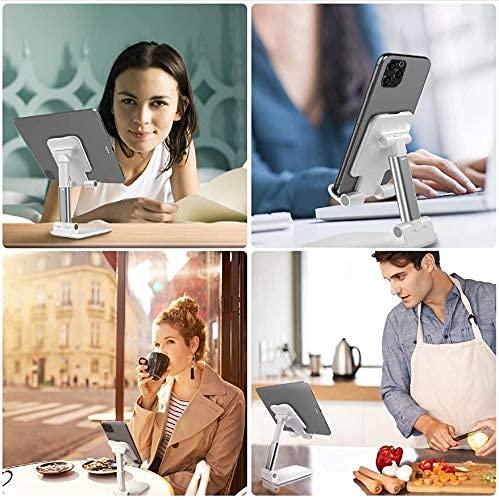 Multi Angle Adjustable and Foldable Mobile Phone Stand/Holder, Anti Slip and Scratch Resistant Stand