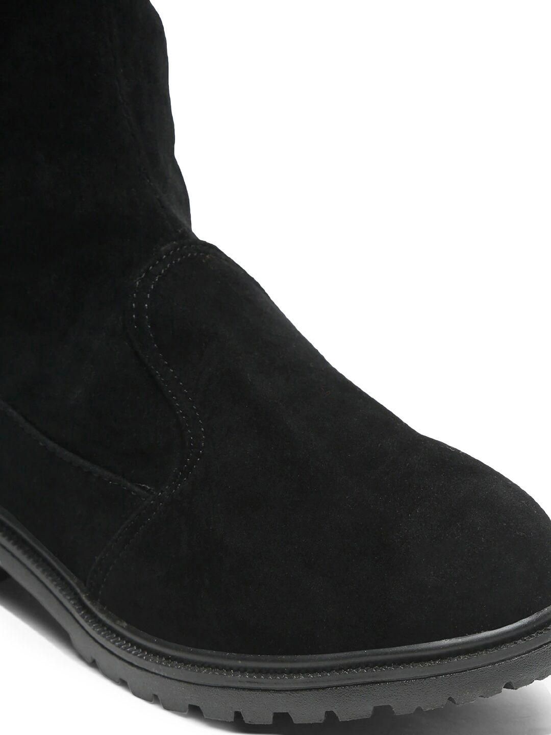 Black Winter Long Boots