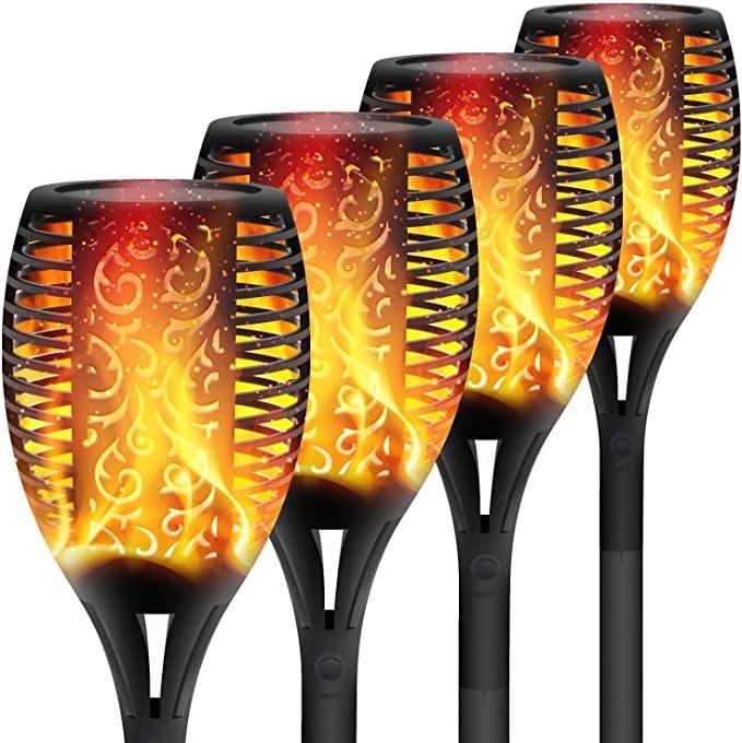 Solar Flame Torch Lamp