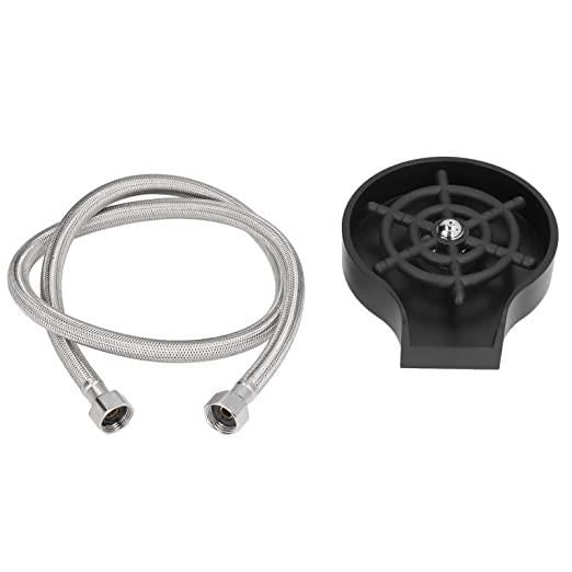 Cup Washer-Metal Faucet Glass Washer Cleanfree Black Easy Clean for Household Bars