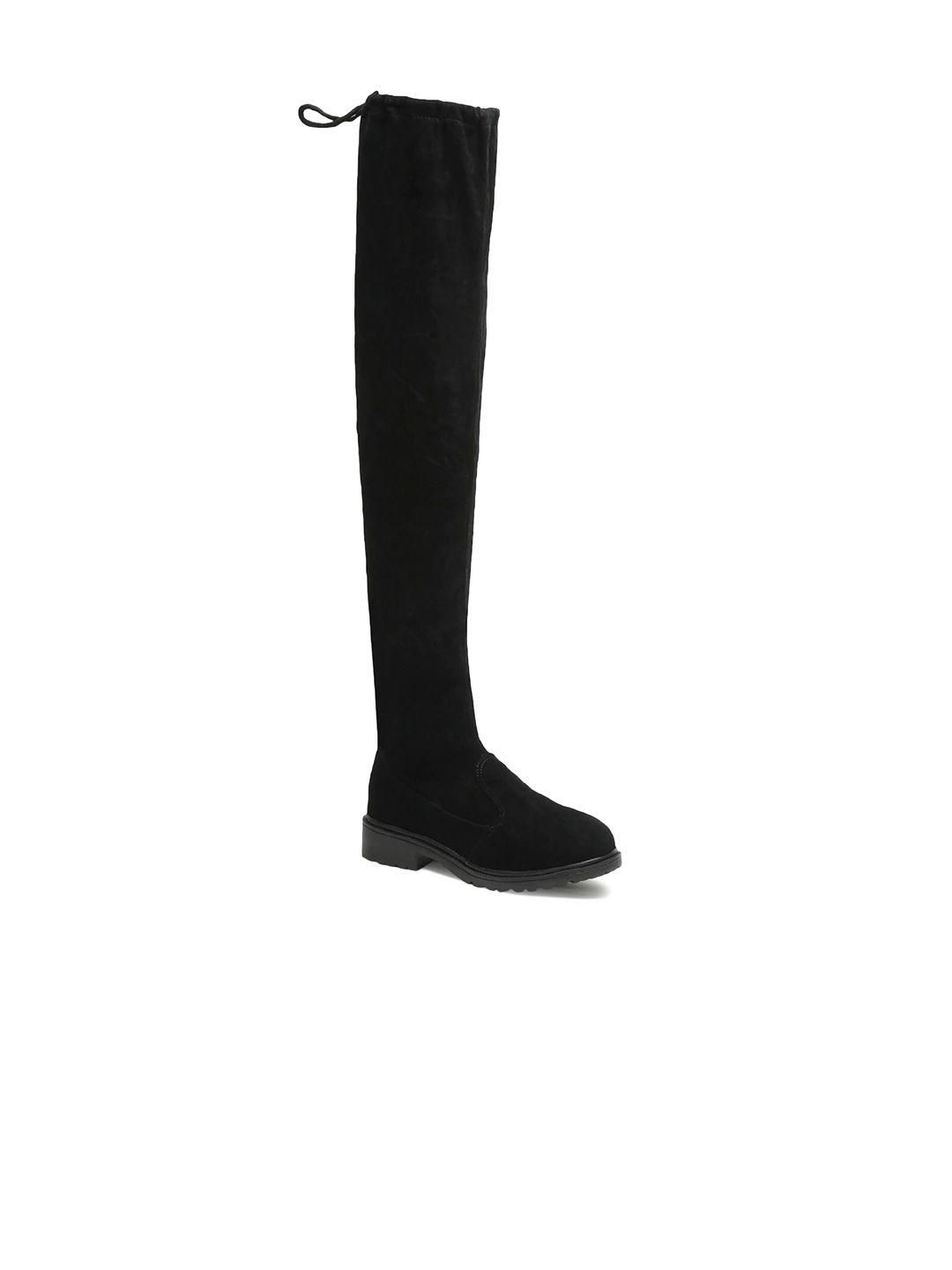 Black Winter Long Boots