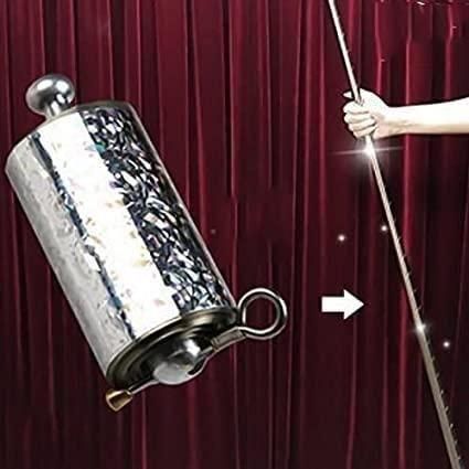Silver Appearing Cane Metal Steel Stick