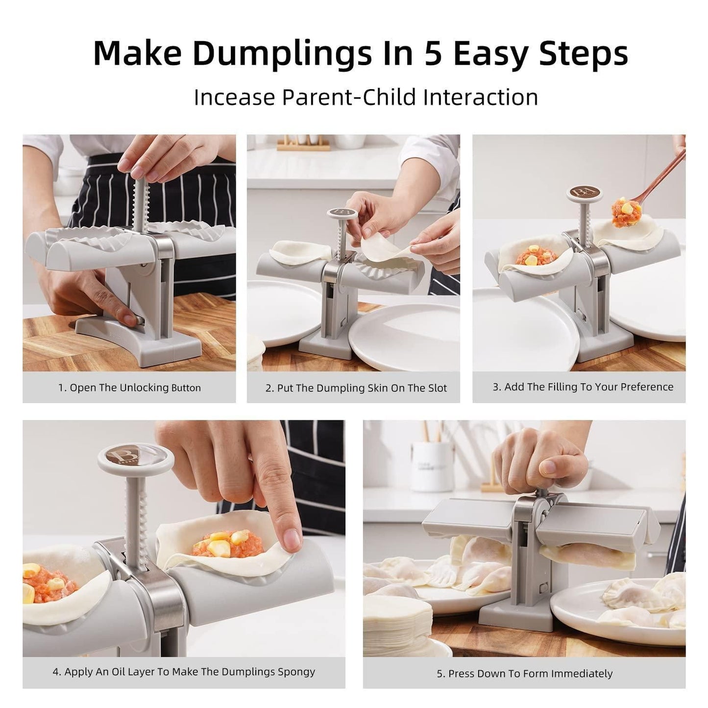 DOUBLE AUTOMATIC DUMPLING MAKER (60% OFF TODAY!)