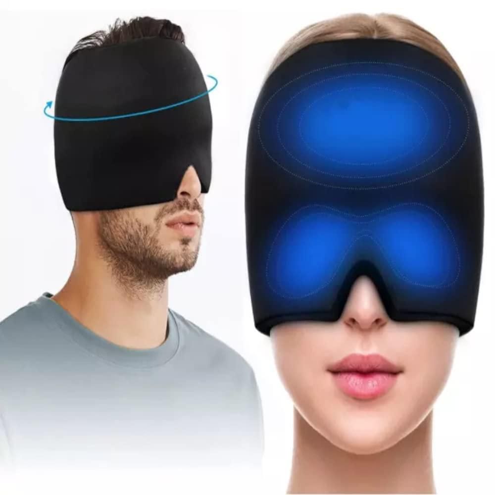 Headache Relief Cap for Tension, Sinus & Stress | Cold Therapy | Hot Therapy | Form Fitting Gel