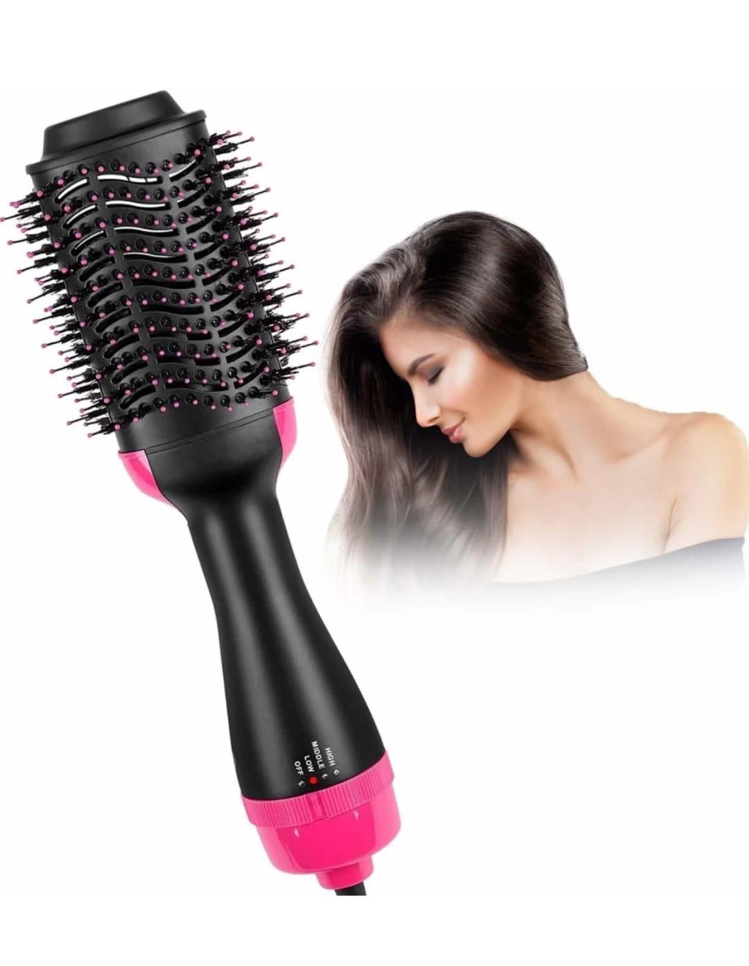 2-in-1 Hair Dryer Professional Straightener and Curly Comb