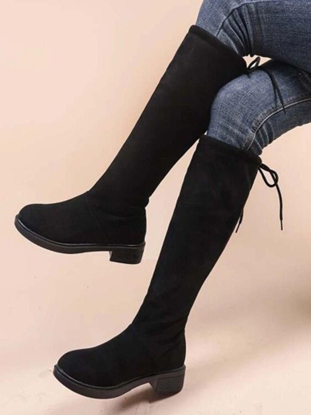 Black Winter Long Boots