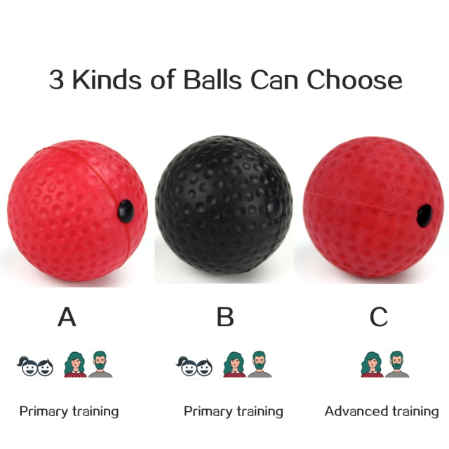 Adjustable Boxing Training Reflex Ball Headband