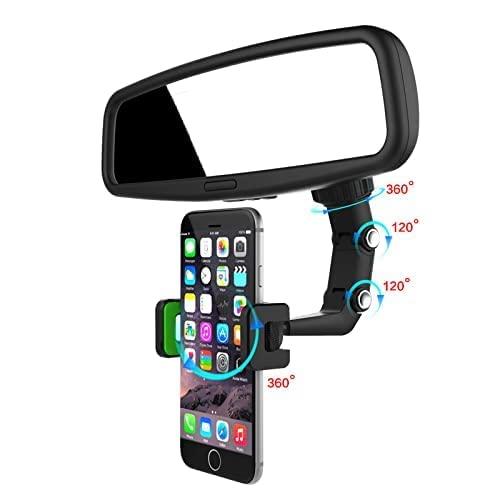 Multifunctional Rearview Mirror Phone Holder