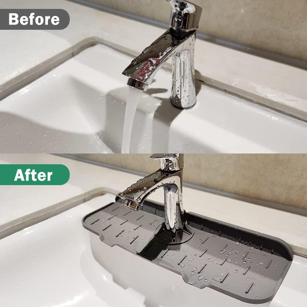 🔥 Silicone Sink Faucet Mat for Kitchen and Bathroom 🔥