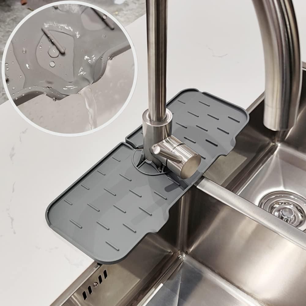 🔥 Silicone Sink Faucet Mat for Kitchen and Bathroom 🔥