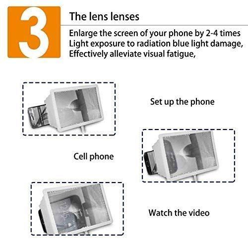 F2 3D Screen Amplifier Magnifying Glass Screen for All Smartphones