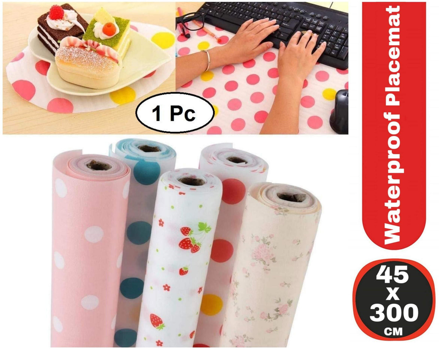 Shelf Roll- Anti Slip PVC Waterproof Multipurpose Fridge & Kitchen Shelf Roll