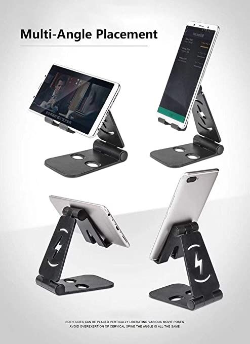Folding Bracket Adjustable Mobile Phone Foldable Holder Stand Dock Mount
