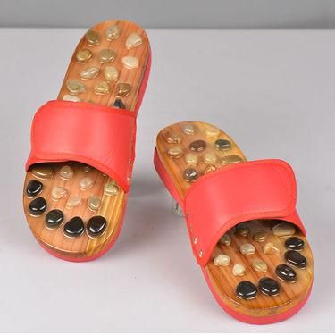 Stone Acupressure Slippers Sandals Shoes Reflexology Foot Massager