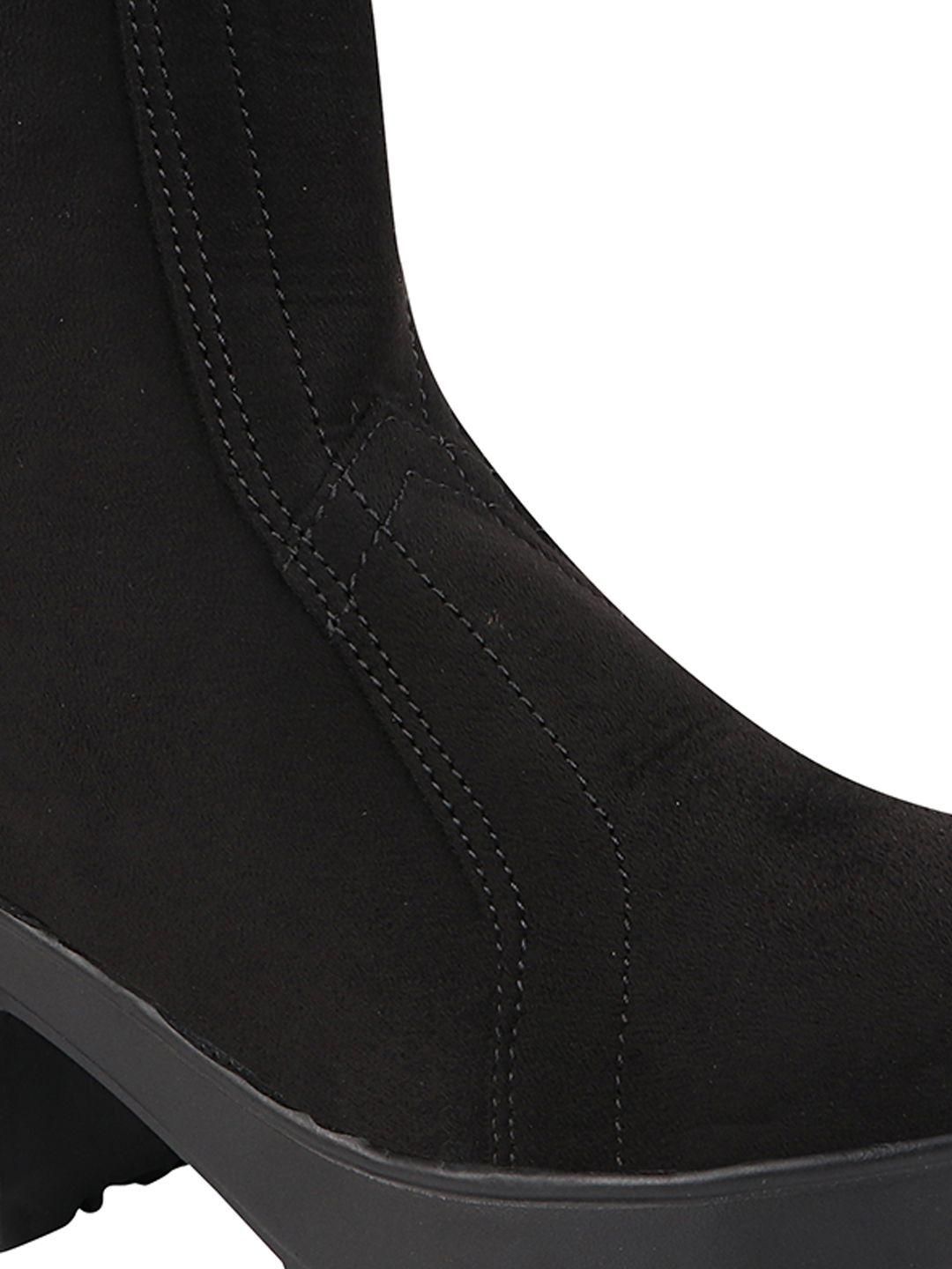 La Dolce Vita Black Heel Boots