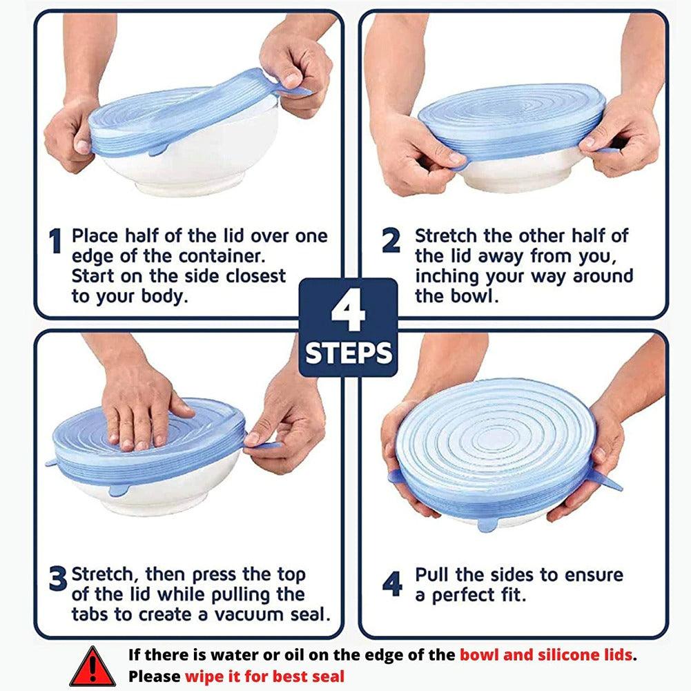 Stretchy Eco Lids (Set of 6)