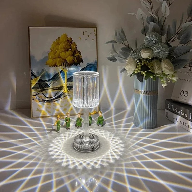Diamond Table Lamp Crystal led Lamp Multicolour with remote control