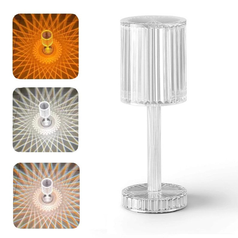 Diamond Table Lamp Crystal led Lamp Multicolour with remote control
