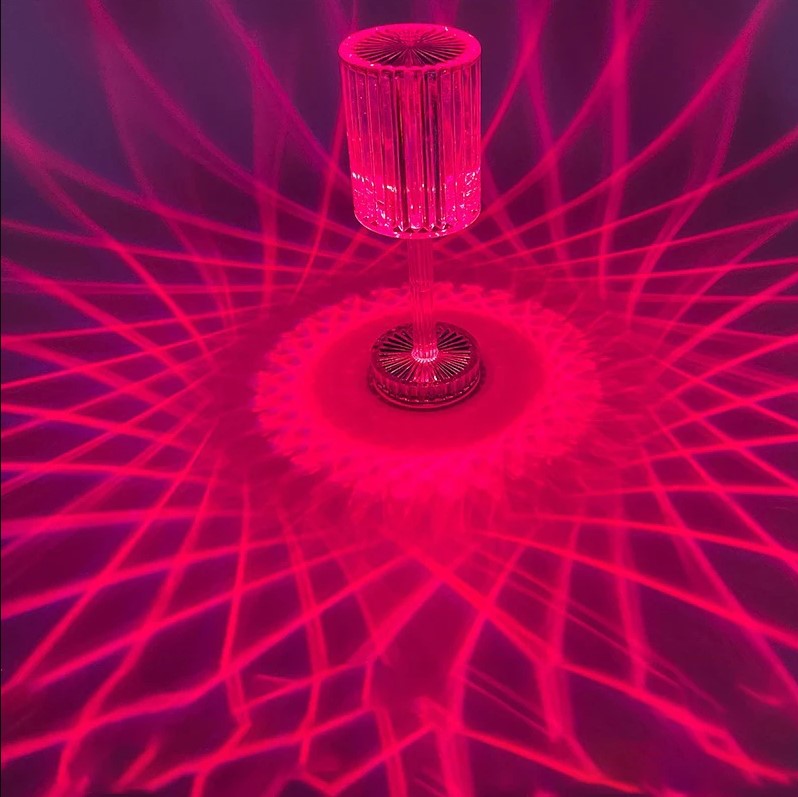 Diamond Table Lamp Crystal led Lamp Multicolour with remote control