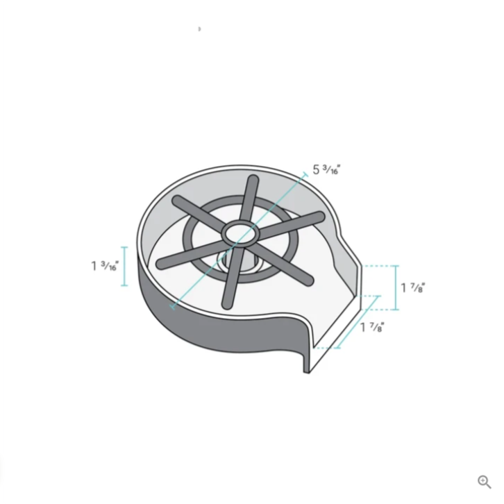 Automatic Cup Washer & Glass Rinser