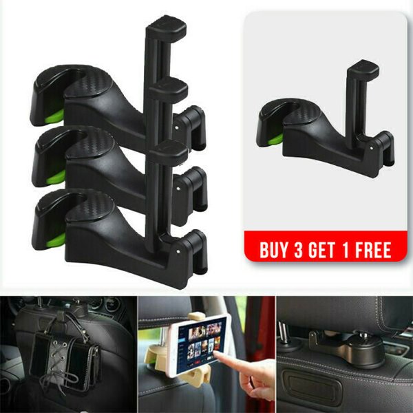 2 in 1 Car Seat Hook for Purses and Bags with Phone Holder