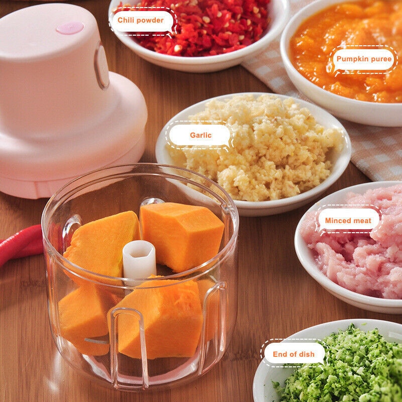 Electric Mini Garlic Vegetable Chopper 250ML