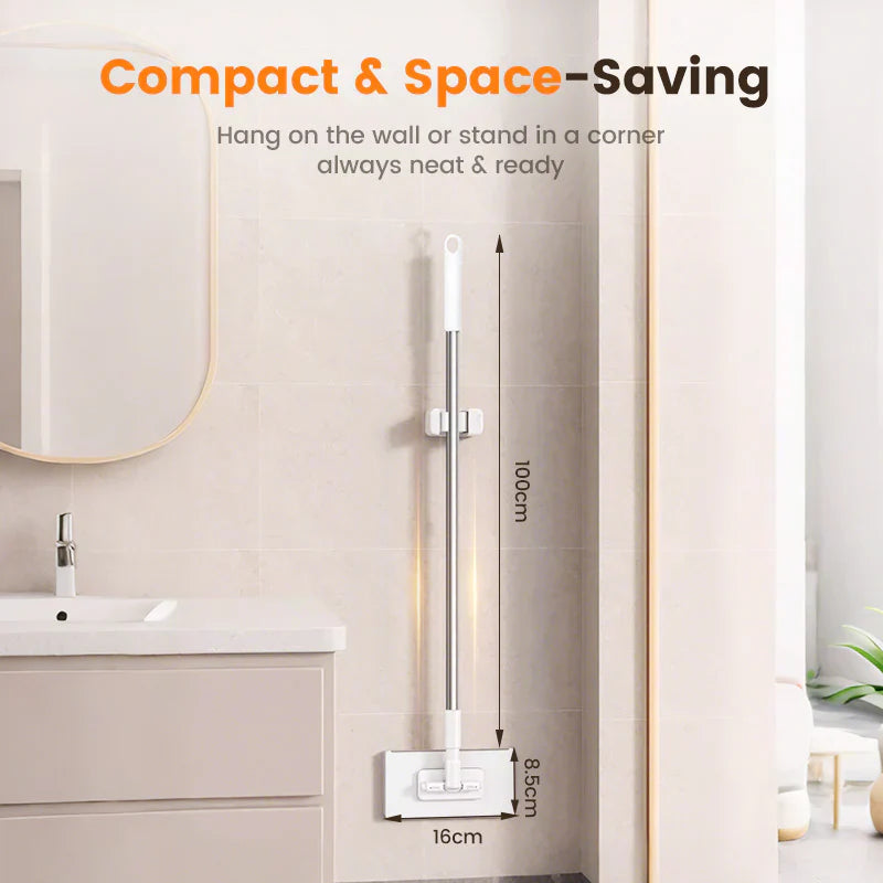 🧹 Easy-Clean Auto Clamp Disposable Dust Mop