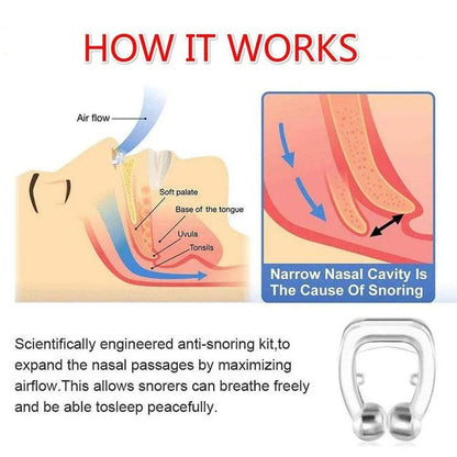 SnoreStop™-  Medical Grade Anti Snore Nose Clip