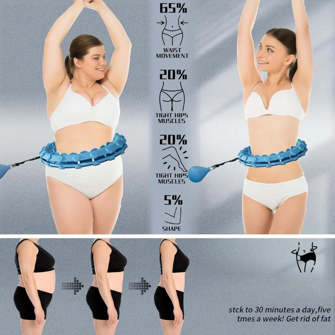 Weighted Smart Magnetic Fitness Hoola Hoop