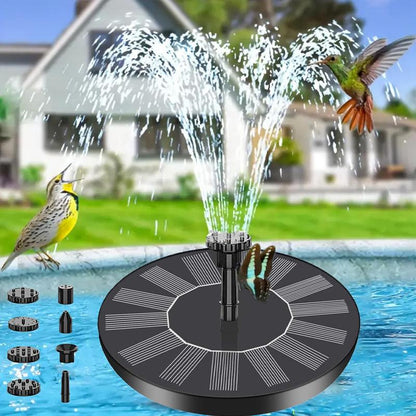 Solar Powered Water Fountain Pump with Accessories