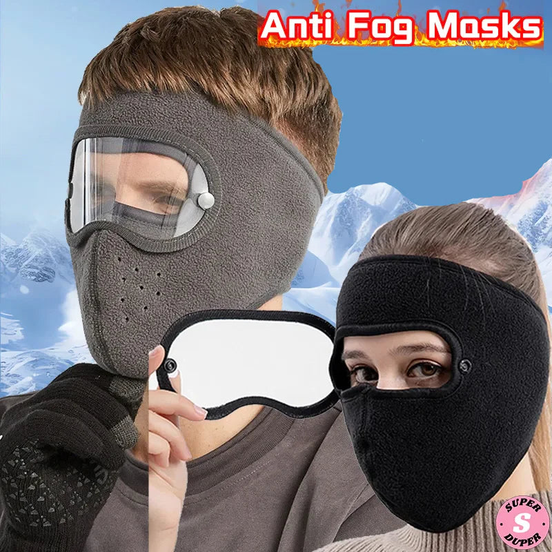 Winter Face Mask With Goggles