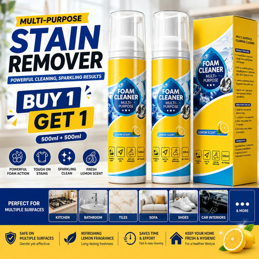 All in One Multi-Purpose Stain Remover - Buy 1 Get 1 Free