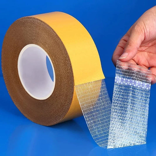 Strong Fiberglass Mesh Tape -  Heavy Duty Double Sided 5 meters (Pack of 2)