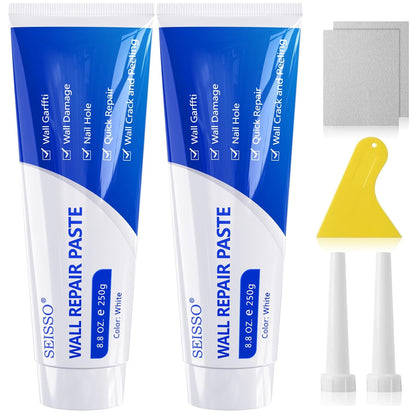 All-in-One Drywall Patch & Repair Kit | 250g Multi-Functional Wall Repair Paste (Pack of 2)