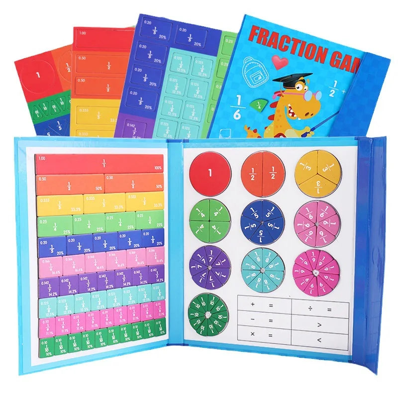 Montessori Kids Fraction Magnet Learning Toy