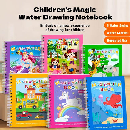 Reusable Mess Free Water Coloring Books for Toddlers