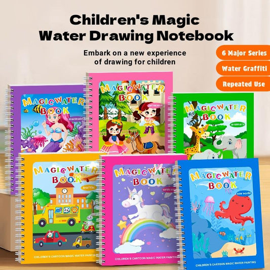 Reusable Mess Free Water Coloring Books for Toddlers