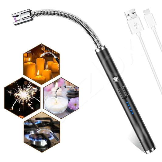 USB Plasma Rechargeable Electric Lighter for Kitchen