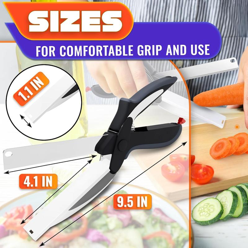 2-in-1 Smart Knife + Cutting Board Kitchen Cutter