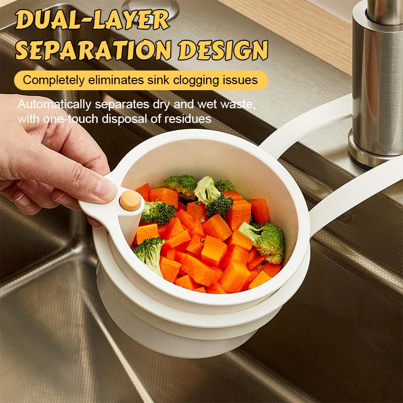 Handsfree Kitchen Strainer Basket Must-Have Helper For The Kitchen!