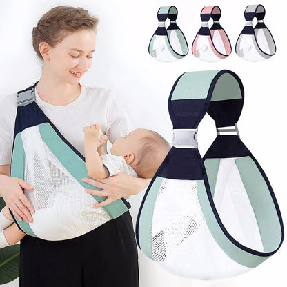 Comfort & Safety! Breathable Adjustable Baby Carrier