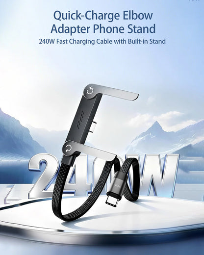 KickCable | 2-in-1 Stand Charging Cable (Type C)