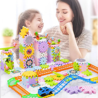 SpinGears™ - Rotating Montessori Gear Building Toy