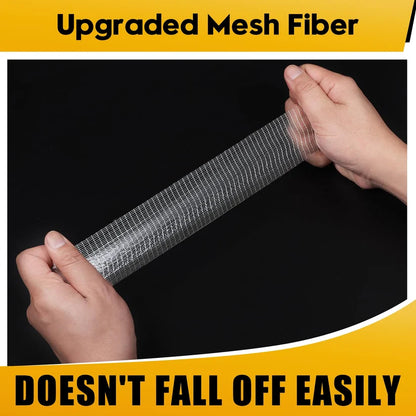 Strong Fiberglass Mesh Tape -  Heavy Duty Double Sided 5 meters (Pack of 2)
