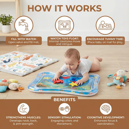 Water Mat – Tummy Time for Kids
