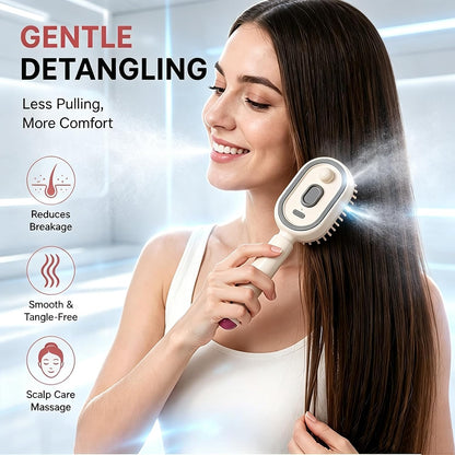 MistComb: Spa Massage Mist Detangling Brush