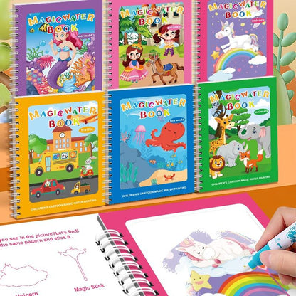 Reusable Mess Free Water Coloring Books for Toddlers