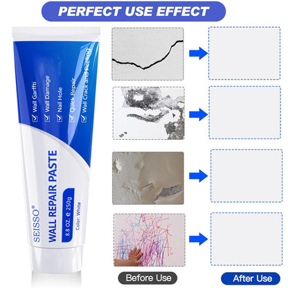 All-in-One Drywall Patch & Repair Kit | 250g Multi-Functional Wall Repair Paste (Pack of 2)