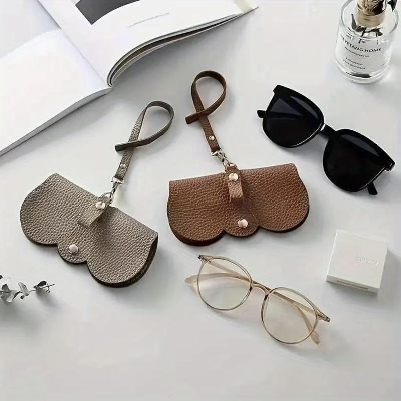 Litchi Embossed PU Leather Sunglasses Eyewear Cover (Pack of 2/4/6)