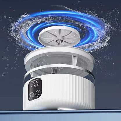 Cordless Portable Mini Washer – Rechargeable Travel Washing Machine for Underwear & Socks